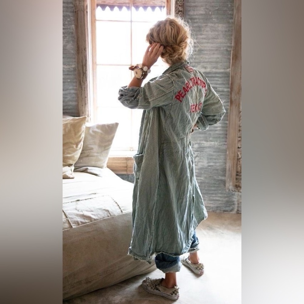 SOLD Magnolia Pearl Tractor Co Denim Duster